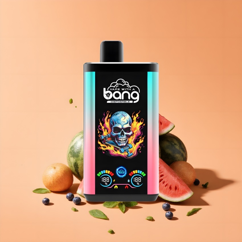 Bang 30K Pro 30000 Puffs magyar nagykereskedés Dinamikus Ízek: Görögdinnye & Áfonya-Menta (36ml)
