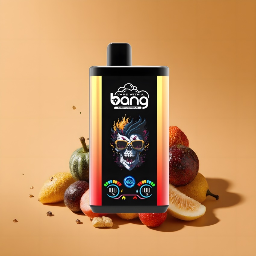 Bang 30K Pro 30000 Puffs magyar nagykereskedés Fekete Sárkány Jég & Eper Banán Dual-Flavor