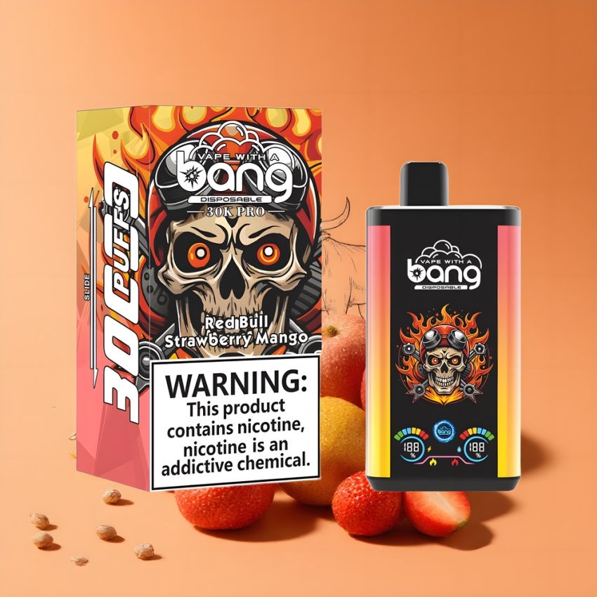 Bang 30K Pro 30000 Puffs magyar nagykereskedés Vörös Bárány & Eper-Mangó Dual-Flavor