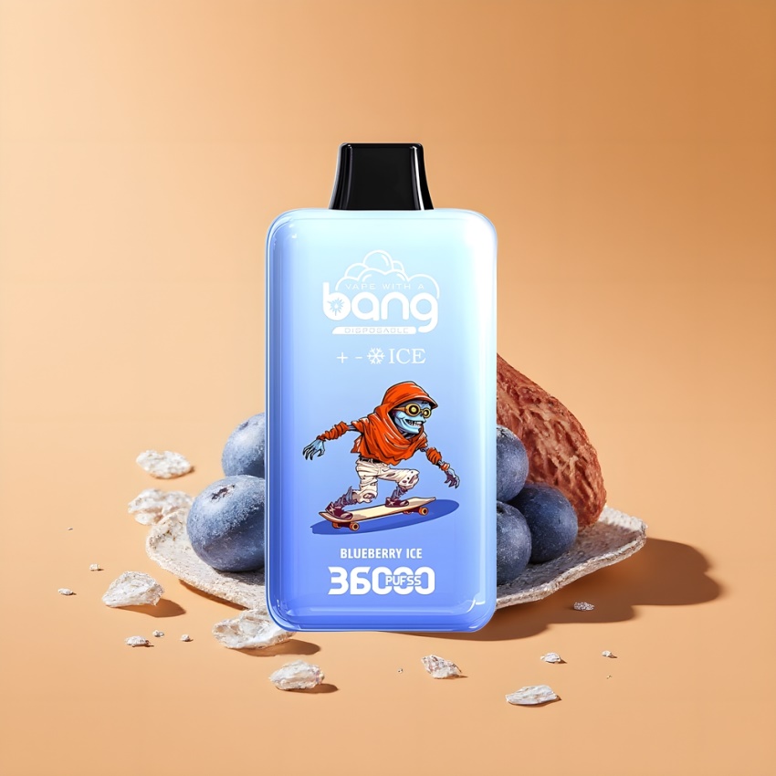 Bang 36000 Ice Level Eldobható Eszköz 36ml Áfonya Jég magyar nagykereskedés