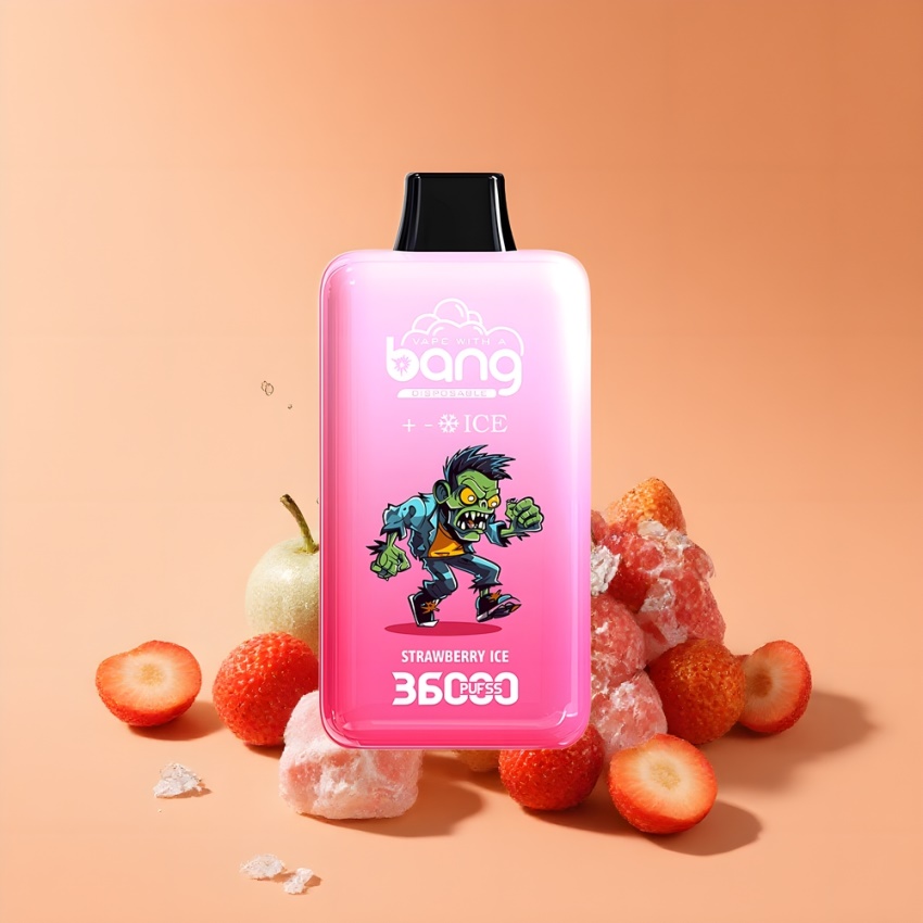 Bang 36000 Ice Level Eldobható Eszköz Eperjég magyar nagykereskedés 36ml