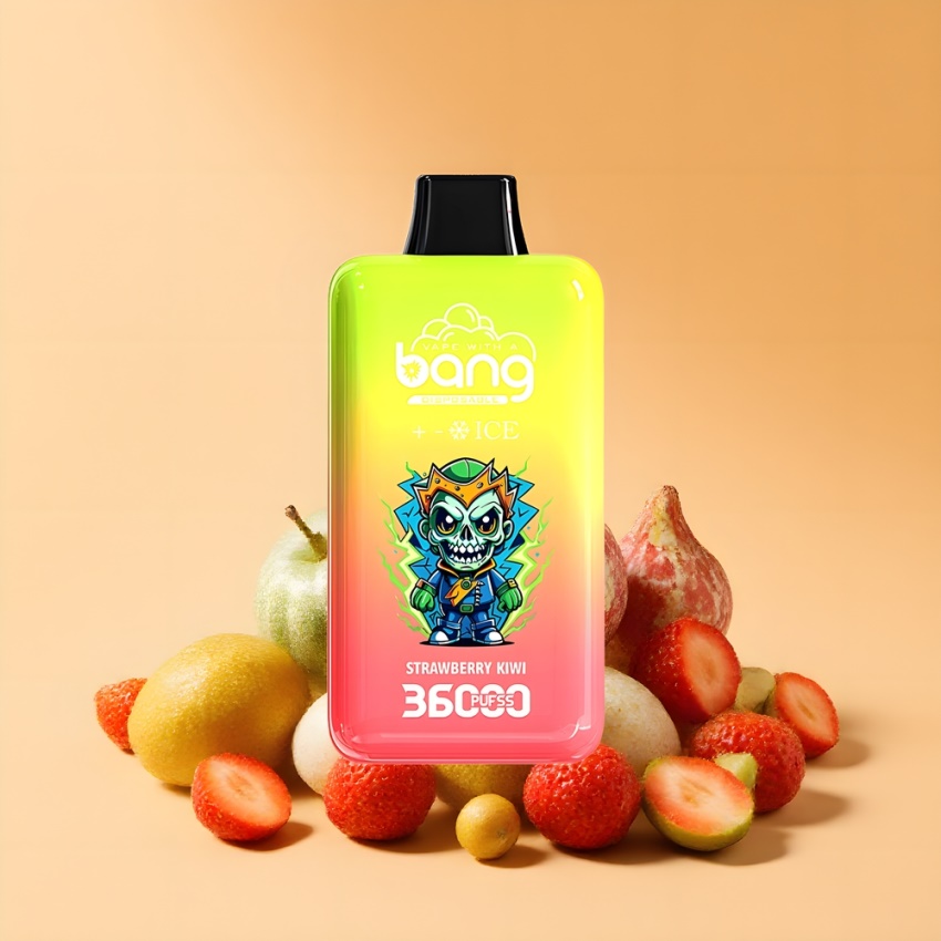 Bang 36000 Ice Level Magyar Nagykereskedés E-Liquides Készülék Eper-Kiwi (36ml)