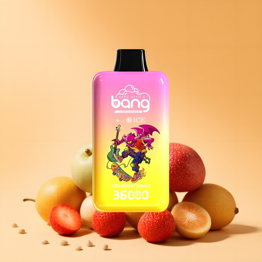Bang 36000 Magyar Nagykereskedés Eper-Mangó Jégkristály (36ml)