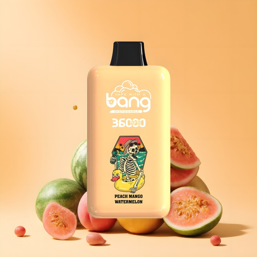 Bang 36000 Power Eldobható E-Pipa (36ml) - Barack Mangó Görögdinnye - magyar nagykereskedés