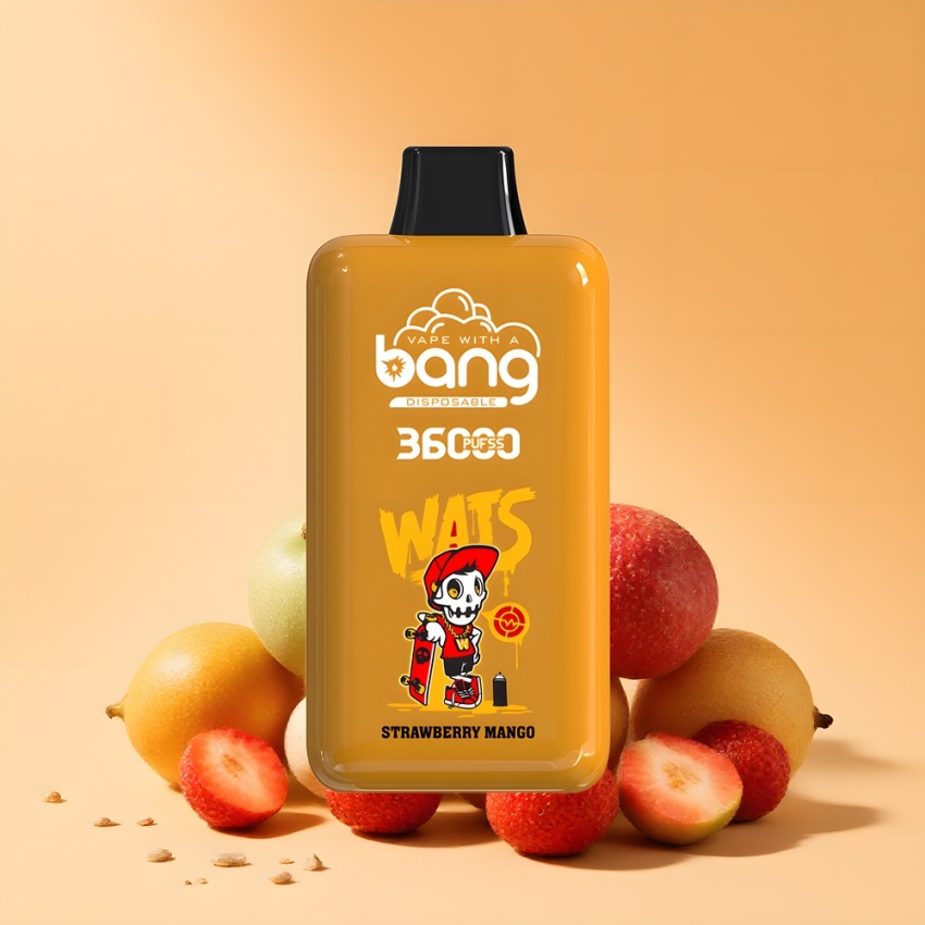 Bang 36000 Power Eldobható E-pipa Eper-Mangó (36ml) magyar nagykereskedés