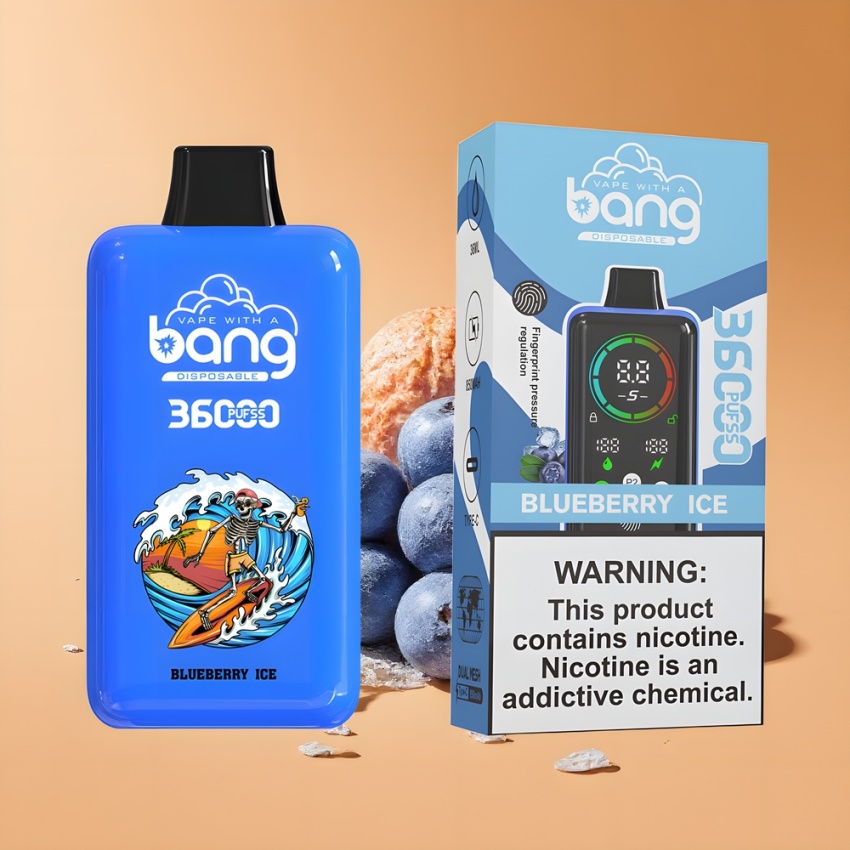 Bang 36000 Power Eldobható Vape 36ml Kékáfonya Jég magyar nagykereskedés
