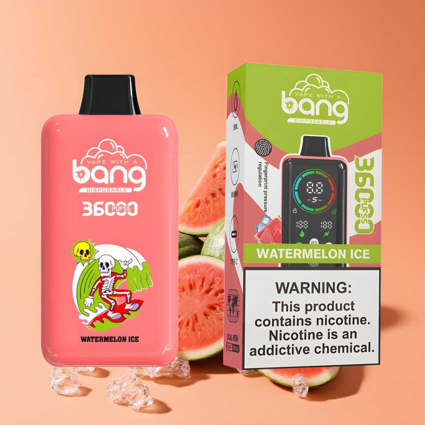 Bang 36000 Power Eldobható Vape Dinnye Jég (36ml, magyar nagykereskedés)