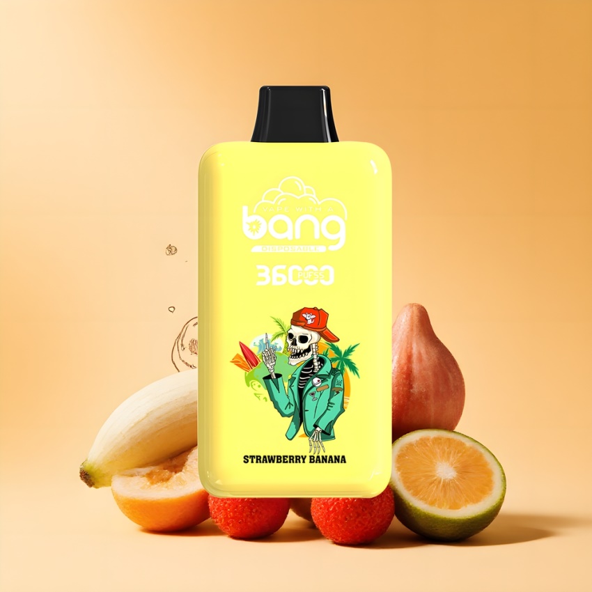 Bang 36000 Power Eldobható Vape Eper-Banán magyar nagykereskedés 5%