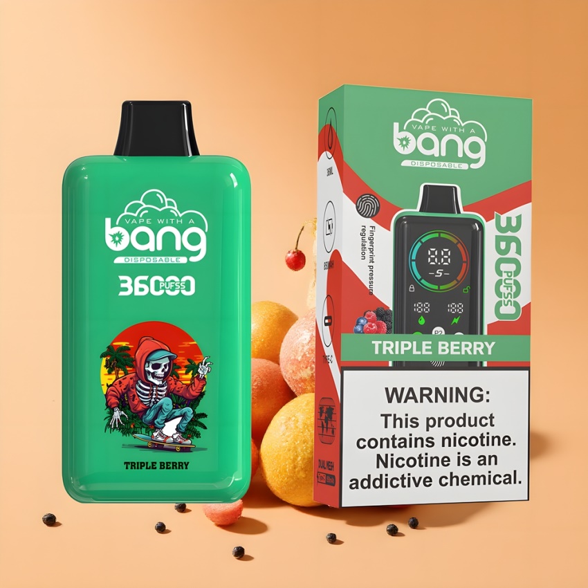Bang 36000 Power Eldobható Vape Három Bogyós magyar nagykereskedés 36ml