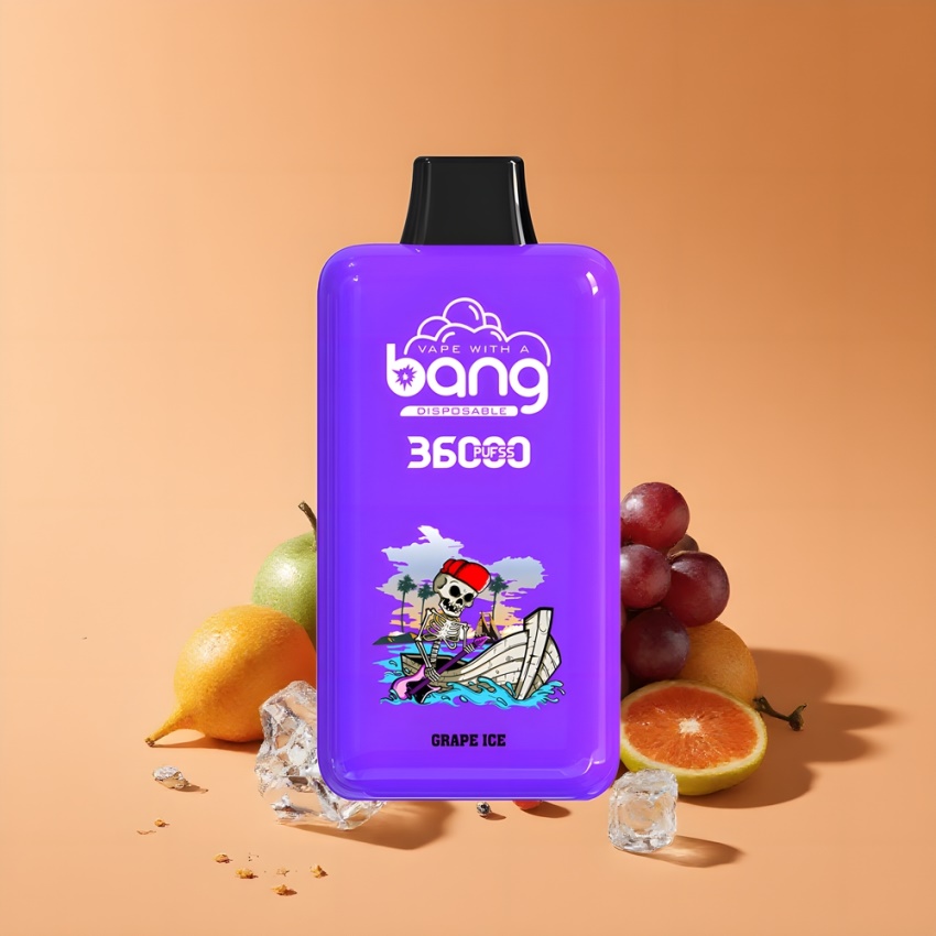 Bang 36000 Power Eldobható Vape Jég Szőlő magyar nagykereskedés 5%