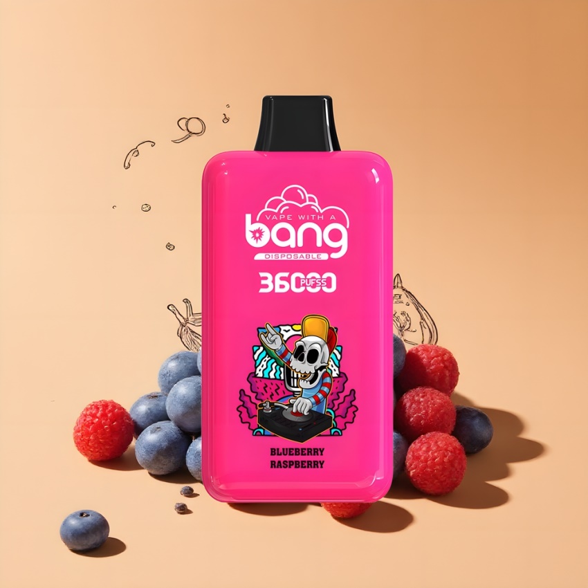 Bang 36000 Power Eldobható Vape Áfonya Málna (36ml, magyar nagykereskedés)