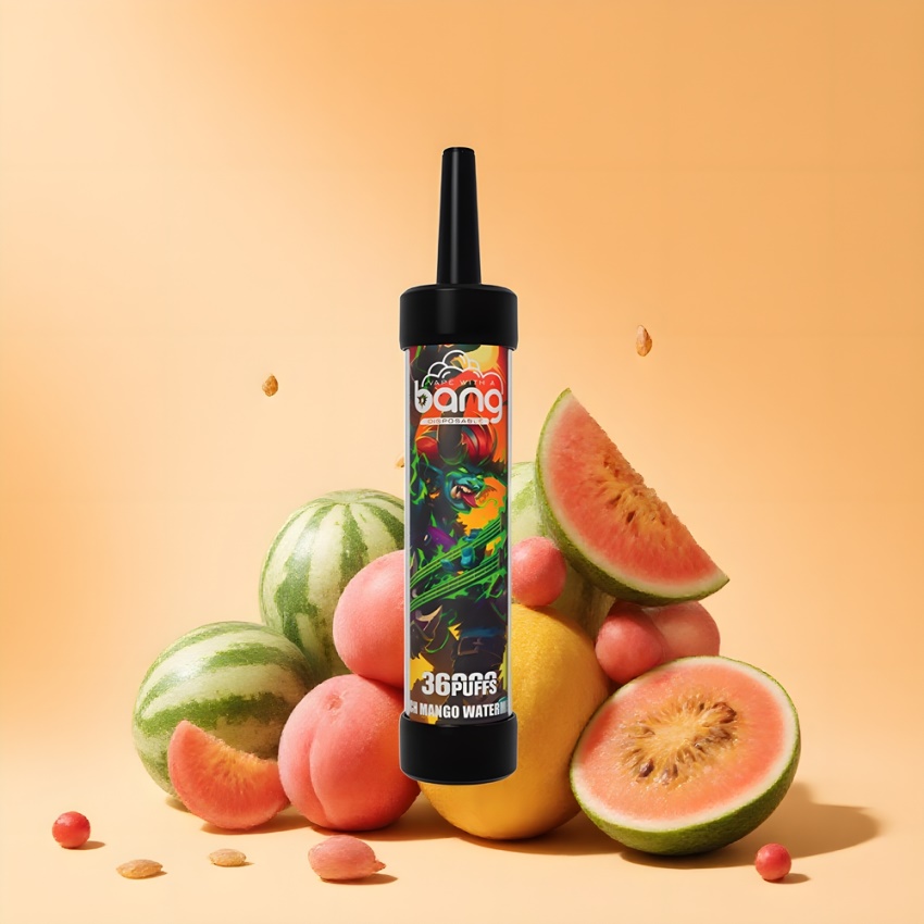 Bang 36000 Puffs Eldobható E-Cigi 40ml Barack Mango Görögdinnye magyar nagykereskedés
