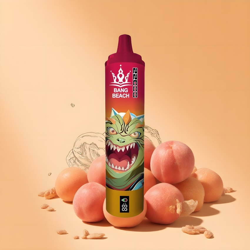Bang Beach 22000 Puffs magyar nagykereskedés 36ml Őszibarack Jég