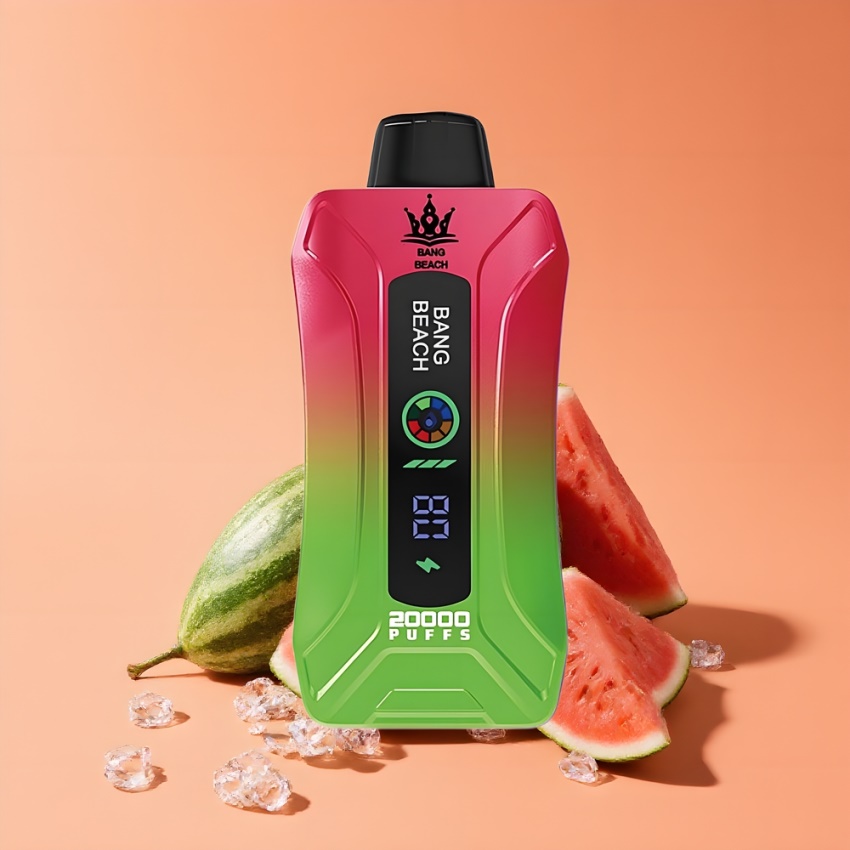 Bang Beach Smart Screen 20000 Puffs Egyszerhasználatos Vape Görögdinnye Jég magyar nagykereskedés 35ml