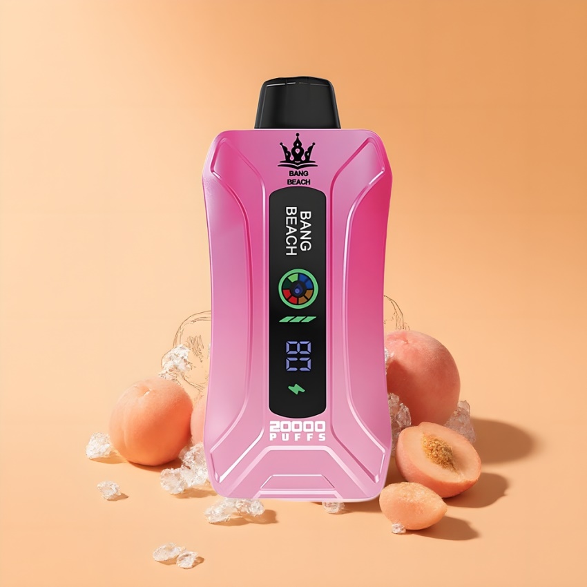 Bang Beach Smart Screen 20000 Puffs magyar nagykereskedés Barack Jég Disposable Vape