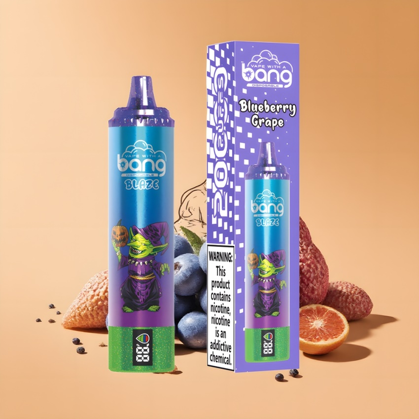 Bang Blaze Tornado 20000 Puffs magyar nagykereskedés Áfonya Szőlő, Type-C