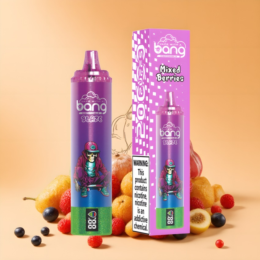 Bang Blaze Tornado 20000 Puffs magyar nagykereskedés Állítható Légáramlású Vegyesbogyós Eldobható E-cigaretta