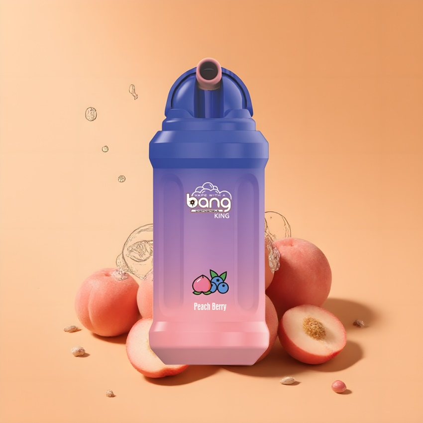Bang King 12000 Puffs magyar nagykereskedés 23ml Őszibarack-Bogyó