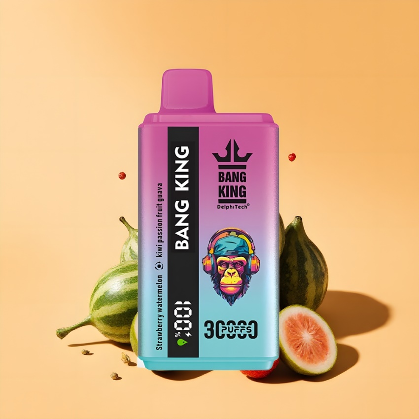 Bang King 30000 Puffs 36ml magyar nagykereskedés Eper Dinnye Kivi Márkuja Guava