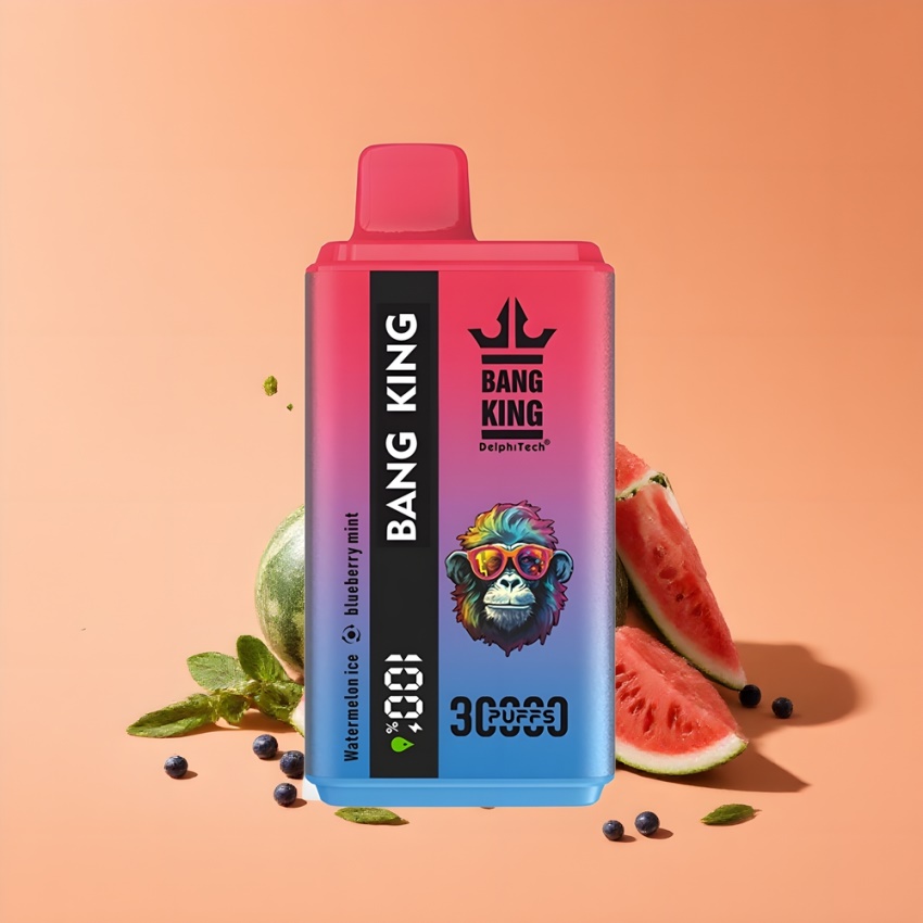 Bang King 30000 Puffs 36ml magyar nagykereskedés Görögdinnye Jég Áfonya Menta