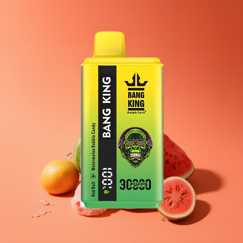 Bang King 30000 Puffs magyar nagykereskedés 36ml VörösBulla Görögdinnye BuborékCukor