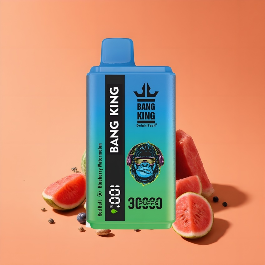 Bang King 30000 Puffs magyar nagykereskedés Eldobható Vape Vörös Bárny Kékborsszóda Görögdinnye 36ml