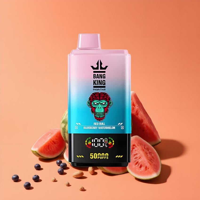 Bang King 50000 Disposable Vámpi 50ml magyar nagykereskedés Vörösbulla Áfonya Görögdinnye