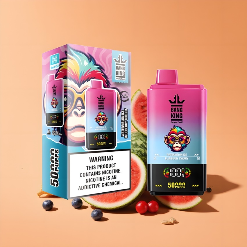 Bang King 50000 Disposable Vape Görögdinnye Áfonya Cseresznye magyar nagykereskedés 50ml