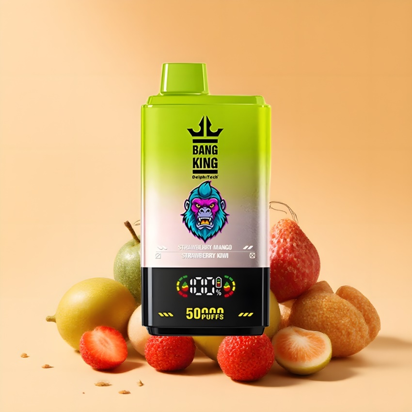 Bang King 50000 E-szigaretta Eper-Mangó Eper-Kivi magyar nagykereskedés 50ml