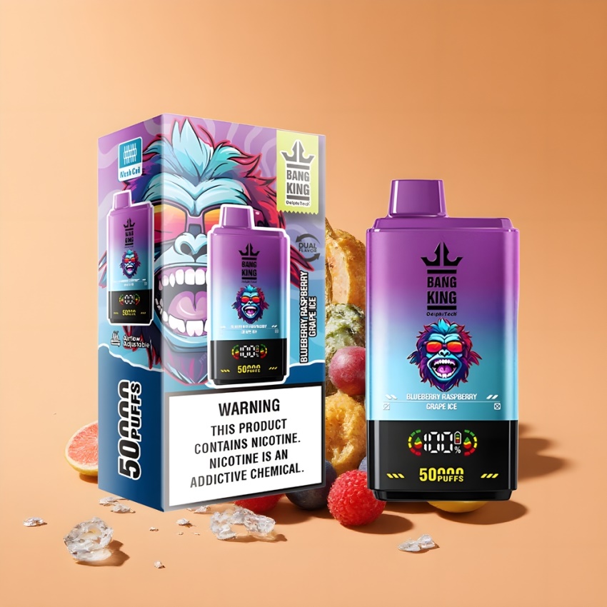Bang King 50000 magyar nagykereskedés Áfonya Málna Jégbor Mesh Coil