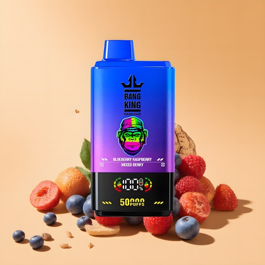 Bang King 50000 magyar nagykereskedés Áfonya Málna Vegyesbogyó 50ml