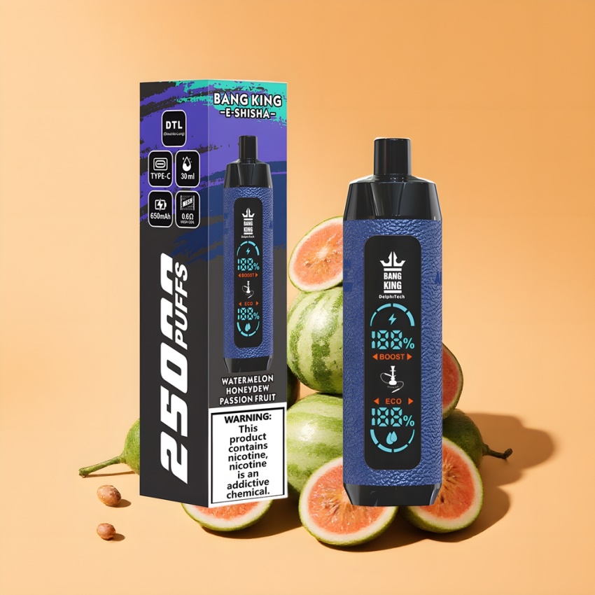 Bang King Shisha 25000 Puffs 30ml Dinnye Mézpézsma magyar nagykereskedés