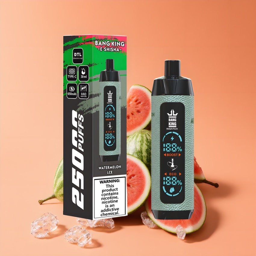Bang King Shisha 25000 Puffs 30ml Görögdinnye Jég magyar nagykereskedés