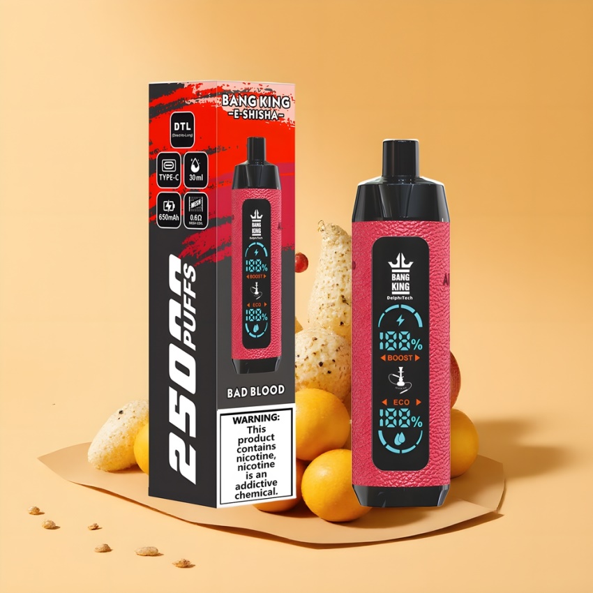 Bang King Shisha 25000 Puffs (30ml) magyar nagykereskedés Rossz Vér