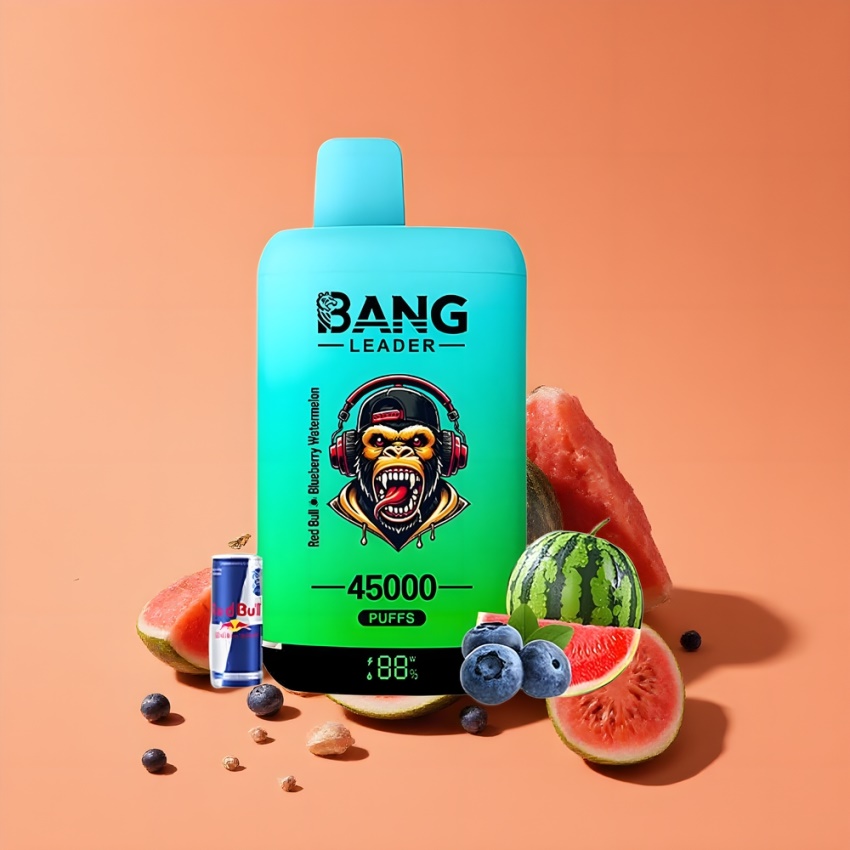 Bang Leader 45000 Puffs magyar nagykereskedés 5% nikotin Vörösbulla Kékáfonya Görögdinnye