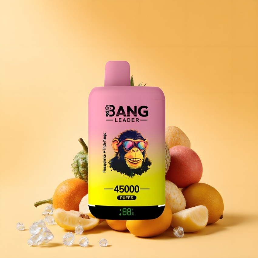 Bang Leader 45000 Puffs magyar nagykereskedés Ananász Jég Triple Mango 5% Nikotin
