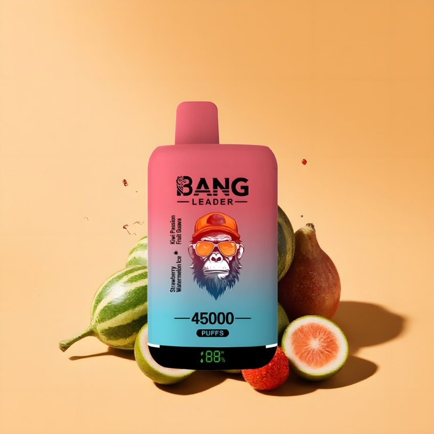 Bang Leader 45000 Puffs magyar nagykereskedés Epe Dinnye Kiwi Passiógyümölcs Guava Dual Flavor 2-in-1