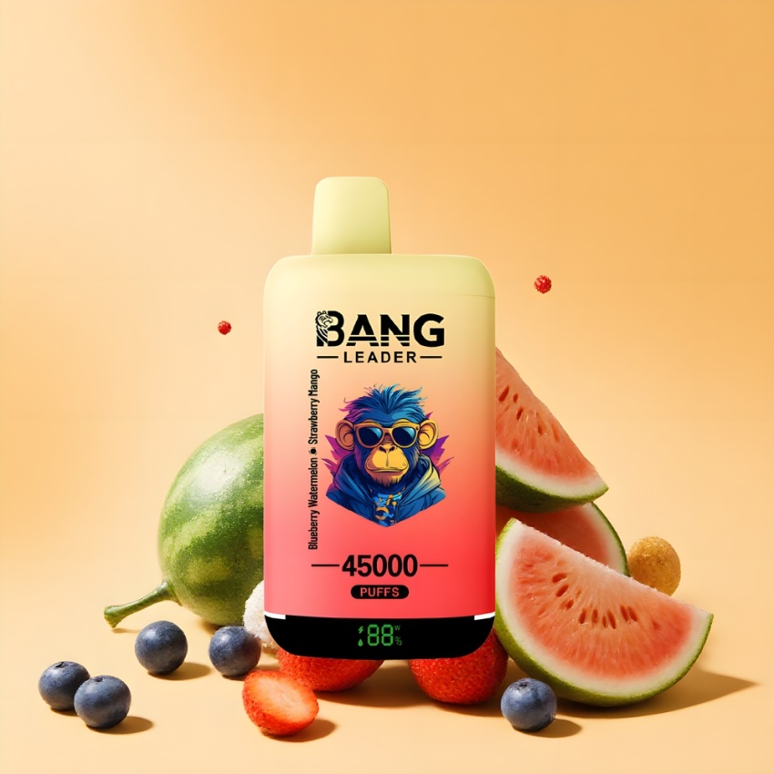 Bang Leader 45000 Puffs magyar nagykereskedés Képernyős Kétsmás Kékáfonya Görögdinnye Eper Mangó