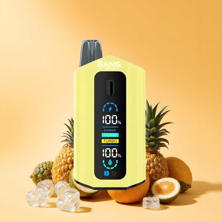 Bang Leader 50000 Puffs magyar nagykereskedés Ananász Szenvedélygyümölcs Ananász Jég 13400mAh