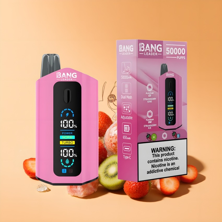 Bang Leader 50000 Puffs magyar nagykereskedés Eper-Papaya Jég
