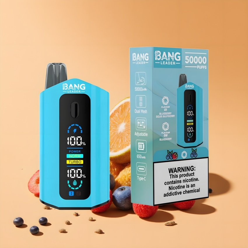Bang Leader 50000 Puffs magyar nagykereskedés Áfonya-Savanyú Málna Áfonya