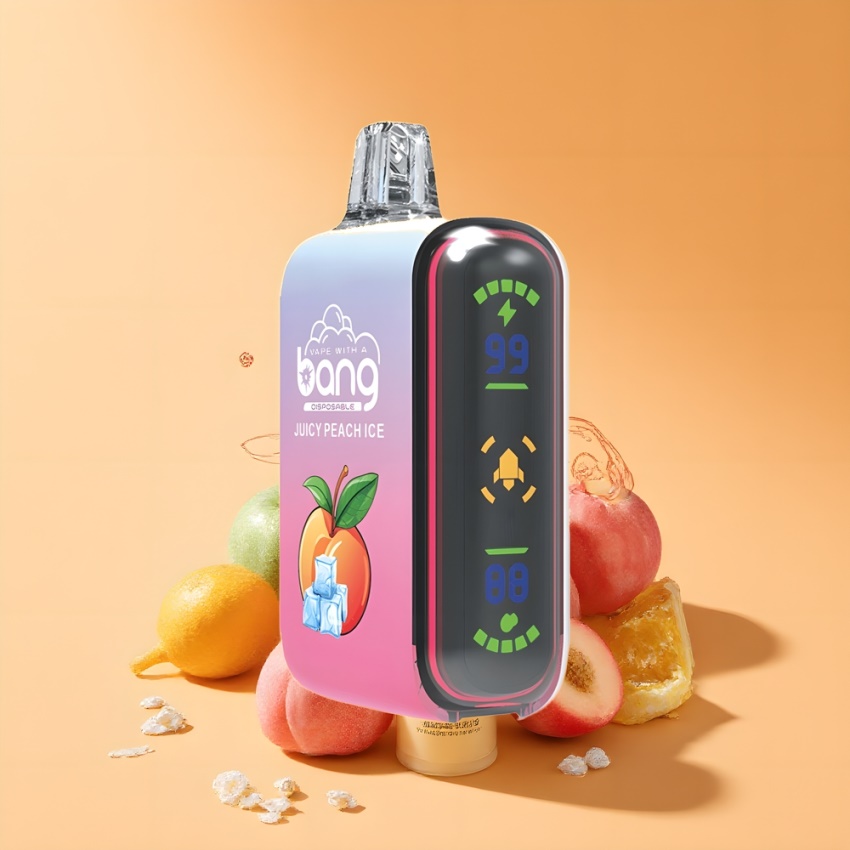 Bang Rocket 18000 Puffs magyar nagykereskedés 26ml Juci Őszibarack Jég