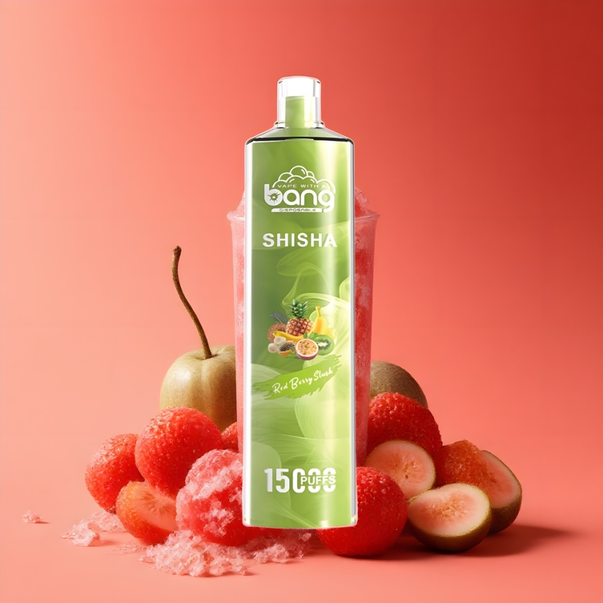Bang Shisha 15000 Puffs 23ml magyar nagykereskedés Vörös Bogyós Slush