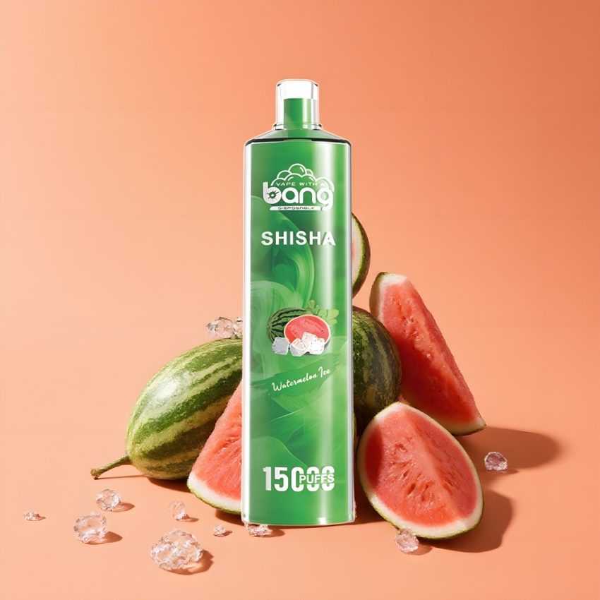 Bang Shisha 15000 Puffs Eldobható Vape Görögdinnye Jég (23ml) magyar nagykereskedés