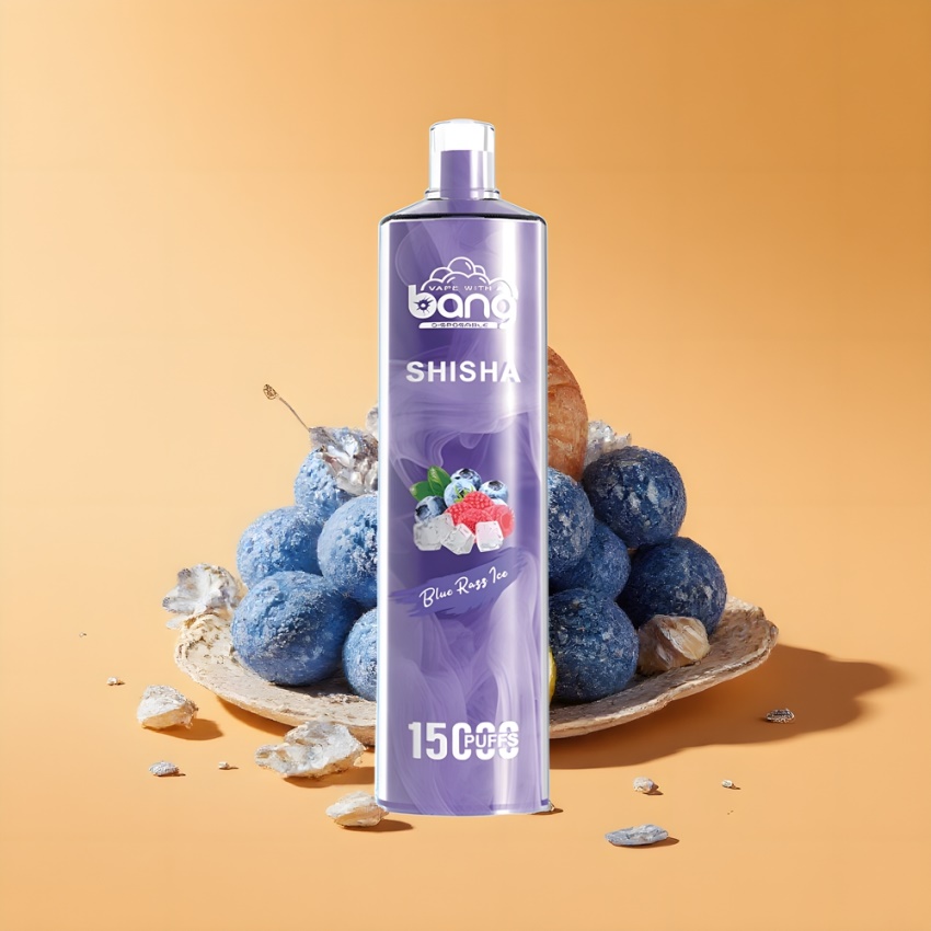 Bang Shisha 15000 Puffs Eldobható Vape Kék Áfonya Jég magyar nagykereskedés 600mAh