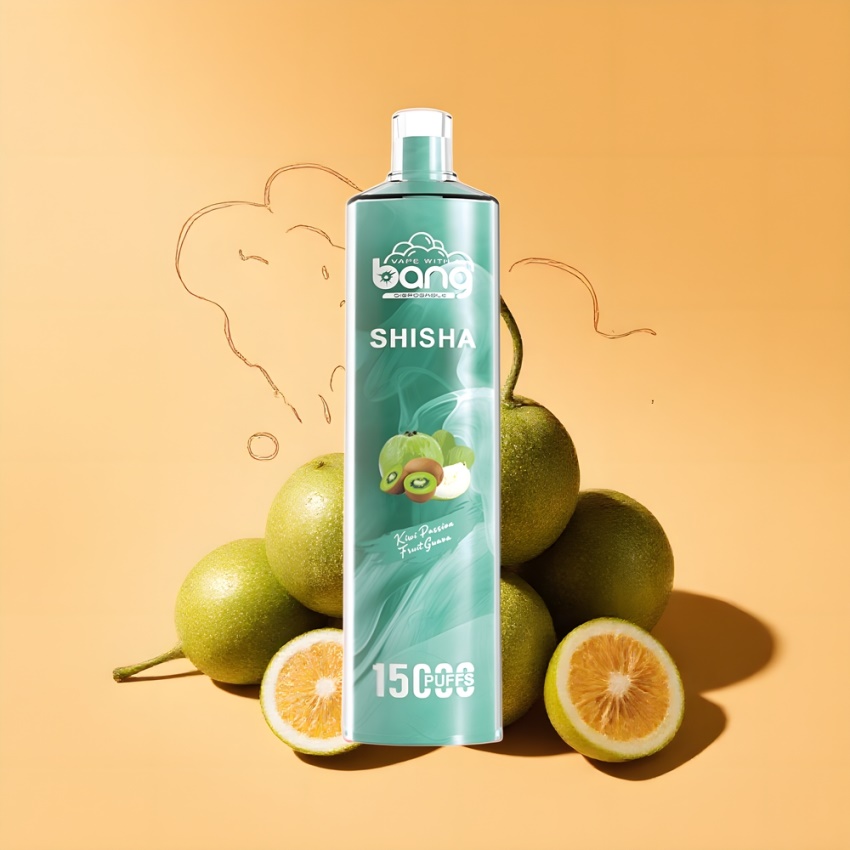 Bang Shisha 15000 Puffs Eldobható Vape Kivi Passiógyümölcs Guava magyar nagykereskedés 23ml