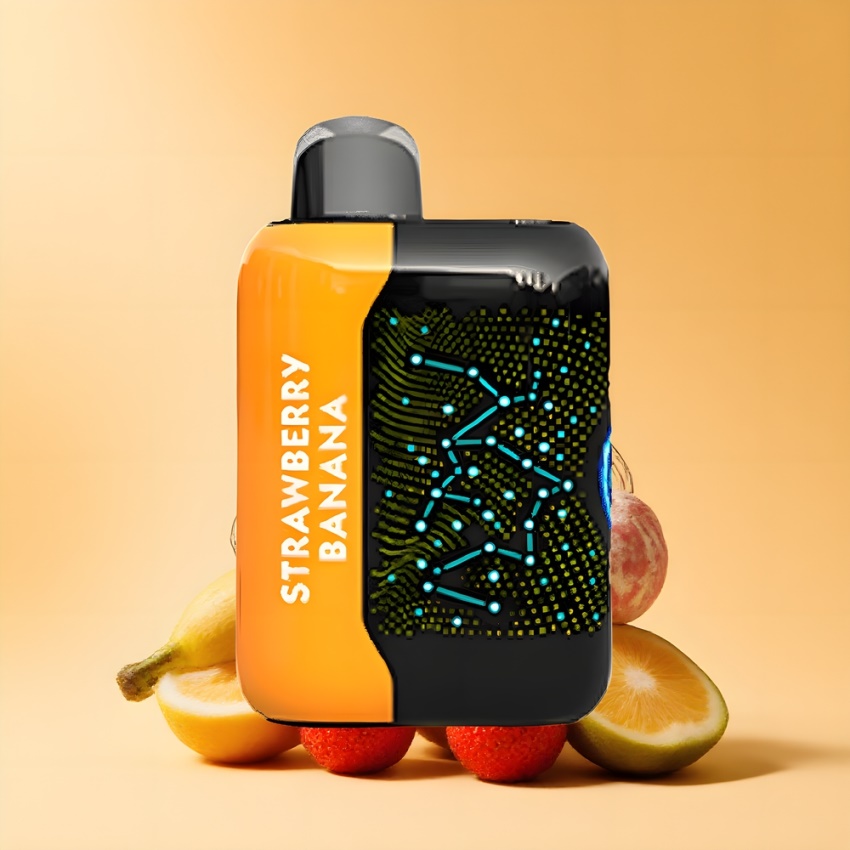 Bang Starry 25000 Puffs magyar nagykereskedés Eper-Banán 28ml