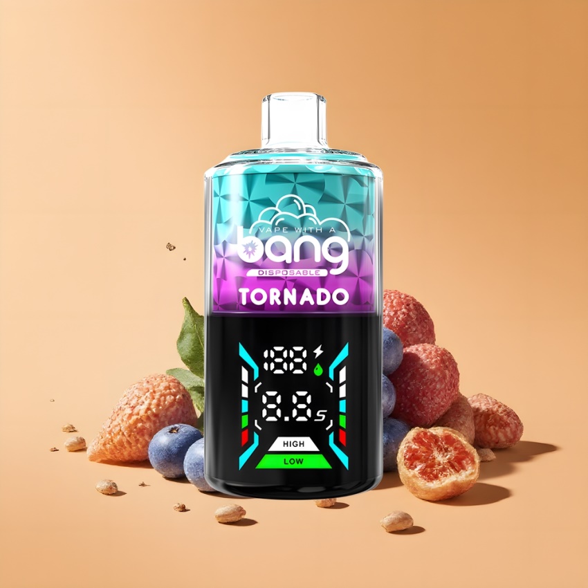 Bang Tornado 40000 Puffs Egyszerhasználatos E-cigaretta Áfonya Szőlő magyar nagykereskedés 850mAh