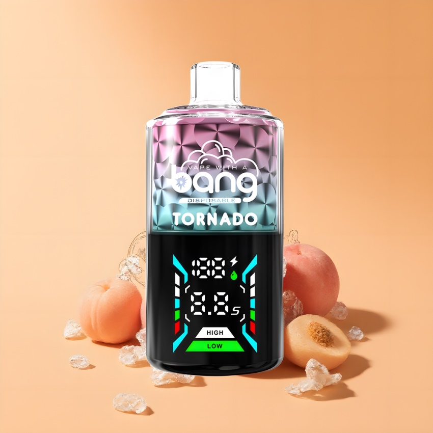 Bang Tornado 40000 Puffs magyar nagykereskedés 40ml Őszibarack Jég