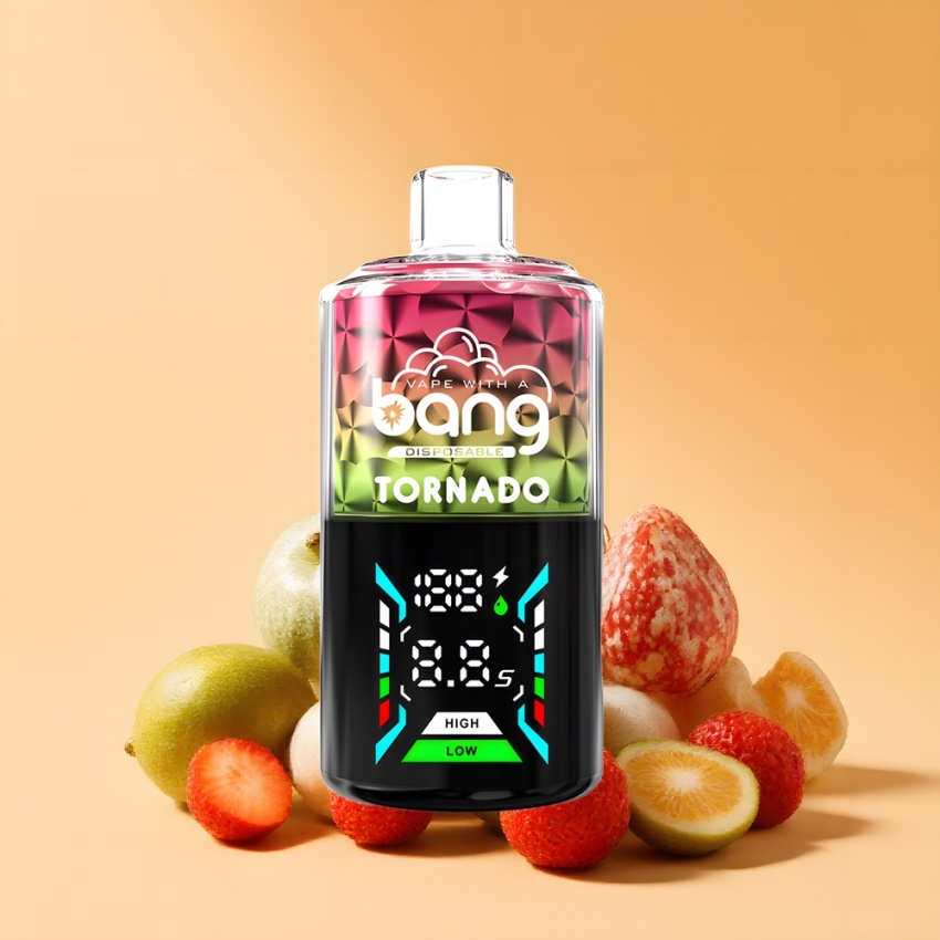Bang Tornado 40000 Pufi Eldobható E-cigaretta Eper-Kiwi 40ml magyar nagykereskedés